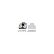 WP WPC-FPB-06-G Box Ottico su Guida DIN per Fibra Ottica 12 Porte Alluminio Anodizzato colore Grigio
