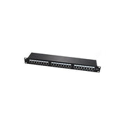 WP WPC-PAN-5F-24 Pannello Patch 19'' 1U 24 Porte RJ45 Cat5e STP colore Nero