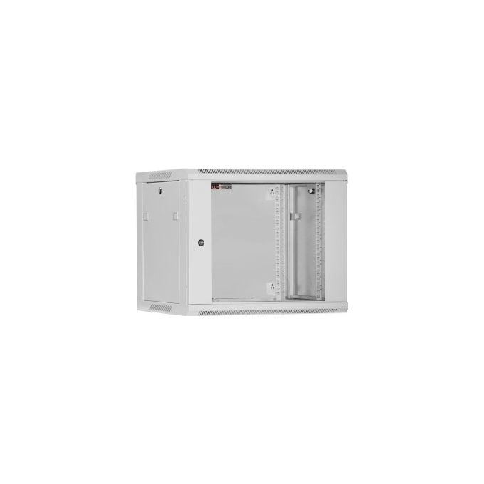 WP WPN-RWB-12605-G Rack da Parete 12U Capacita' 60 Kg Acciaio Grigio RAL 7035 con Ventilazione 120 mm Pannelli Asportabili e Kit Messa a Terra colore Grigio