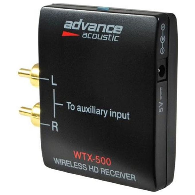 Advance Paris WTX500 Ricevitore Audio Bluetooth aptX AAC RCA Hi-Fi Wireless colore Nero