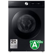 Samsung WW11DB7B94GBU3 BESPOKE AI Lavatrice Frontale 11 Kg 1400 rpm Classe A Ecodosatore Wi-Fi (85x60x60 cm) colore Nero