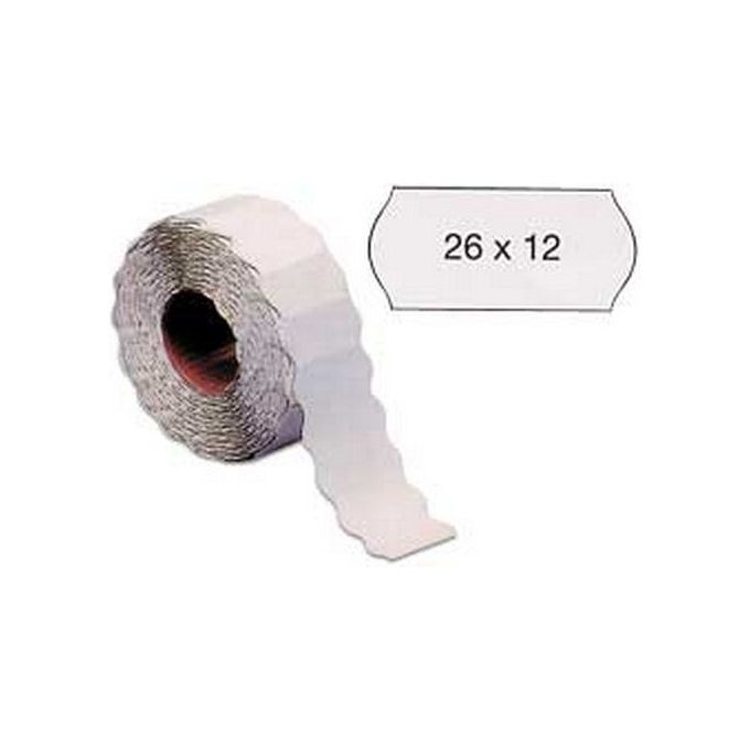MarkIn 3502612RIM Etichette per Prezzatrice Rimovibili 26x12 mm 1500 pezzi colore Bianco