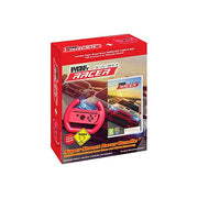 Xbite 3267 Super Street Racer Bundle Gioco Nintendo Switch con Volante Joy-Con e Carte Provocazione colore Rosso