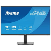 Iiyama ProLite XB2793QSU-B1 monitor 27 pollici, Quad HD 2560x1440, IPS, 75 Hz, AMD FreeSync, Flicker-Free, hub USB, Nero