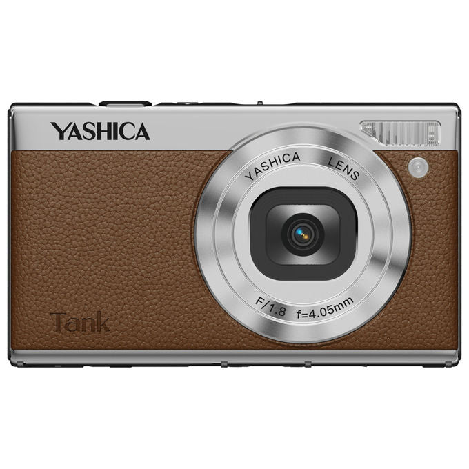 Yashica YASDGCMTKBR Tank Compact Fotocamera compatta 12 MP Video 4K Display 3'' colore Marrone