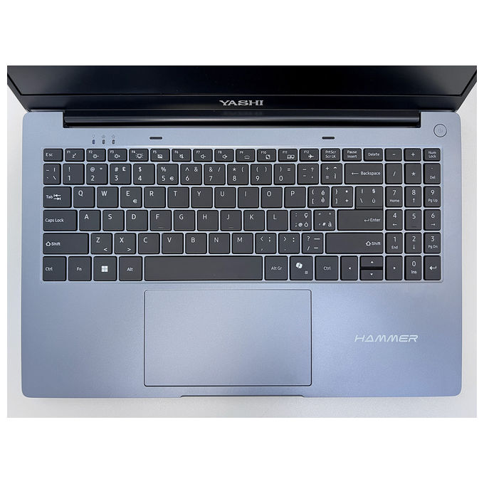 Yashi YP1537 Notebook Hammer AMD Ryzen 7 7730U IPS 15.6'' Full HD 8GB RAM 512GB SSD Windows 11 Pro colore Blu