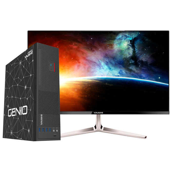 Yashi YY80215 GENIO C7 PC Intel Core 7 240H 16 GB DDR4-SDRAM 512 GB SSD Windows 11 Pro SFF colore Nero