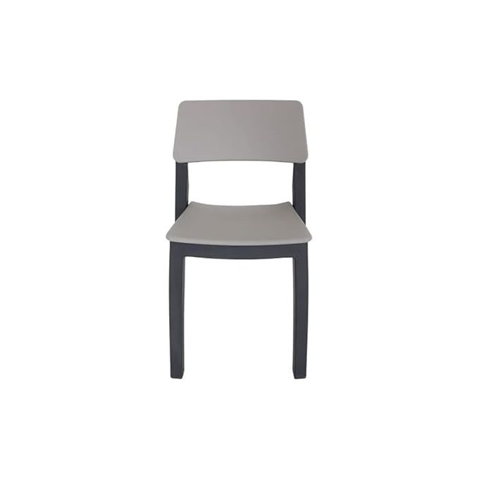 Toomax 960 Bristot Bistrot Sedia da esterno impilabile in polipropilene resistente ai raggi UV colore Antracite-Tortora