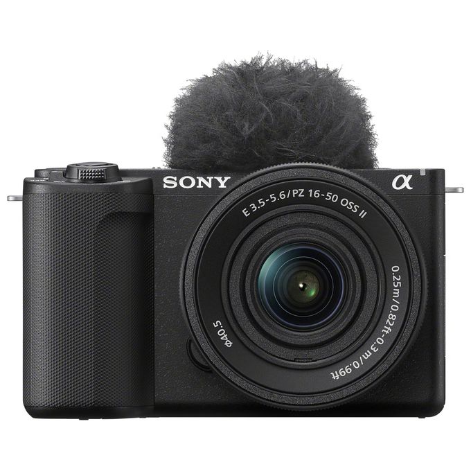 Sony ZVE10M2KB.CEC ZV-E10 II Fotocamera Mirrorless 26 MP Video 4K 60p con Obiettivo 16-50 mm colore Nero