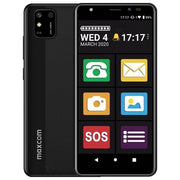 MaxCom MS554 Smartphone Dual SIM 5.5'' Android 11 Go 2 GB RAM 32 GB 4G LTE Fotocamera 8 MP Batteria 2500 mAh colore Nero