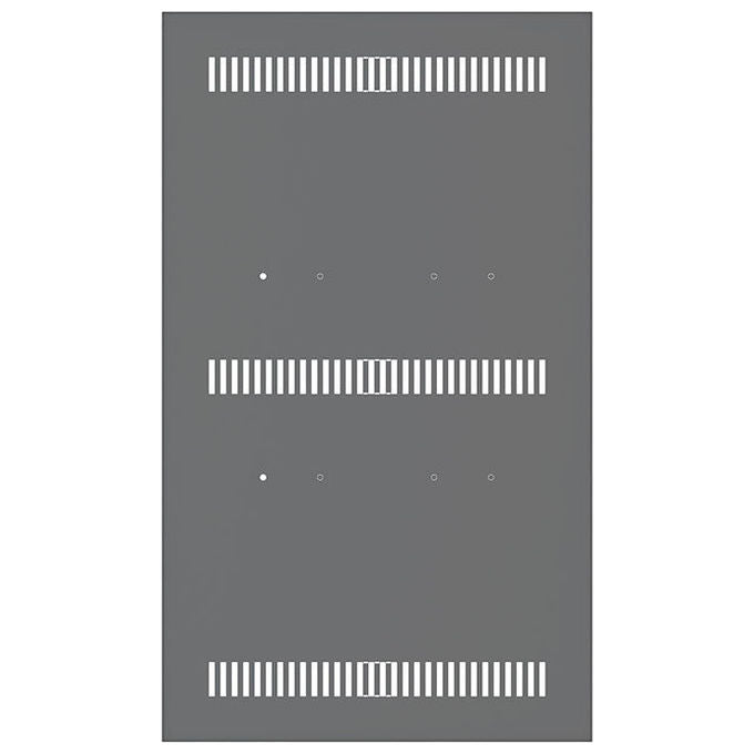Multibrackets, Piastra Posteriore per Pannelli Segnaletici, Acciaio, Nero, 55 pollici