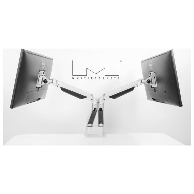Multibrackets, Supporto TV da Scrivania, 32'', Nero, Doppio Monitor