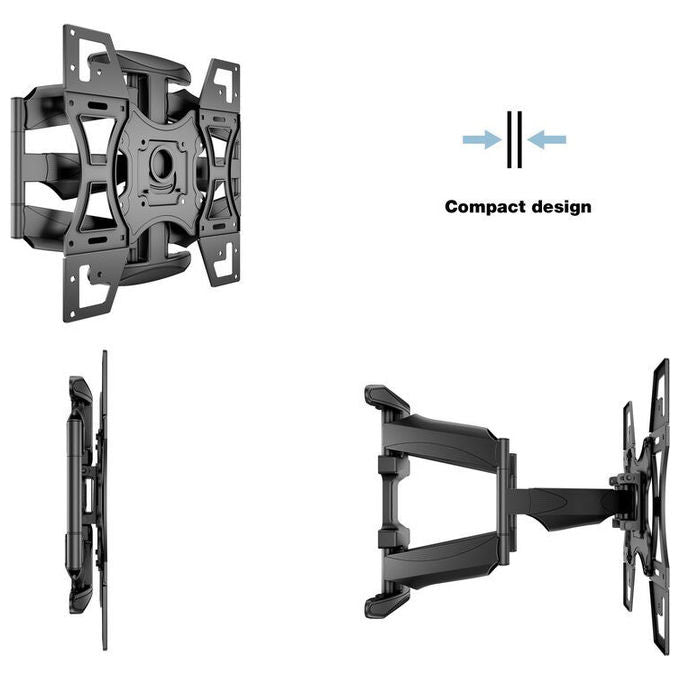 Multibrackets Supporto Tv a Parete 40-70 Pollici, VESA 400x400, Nero