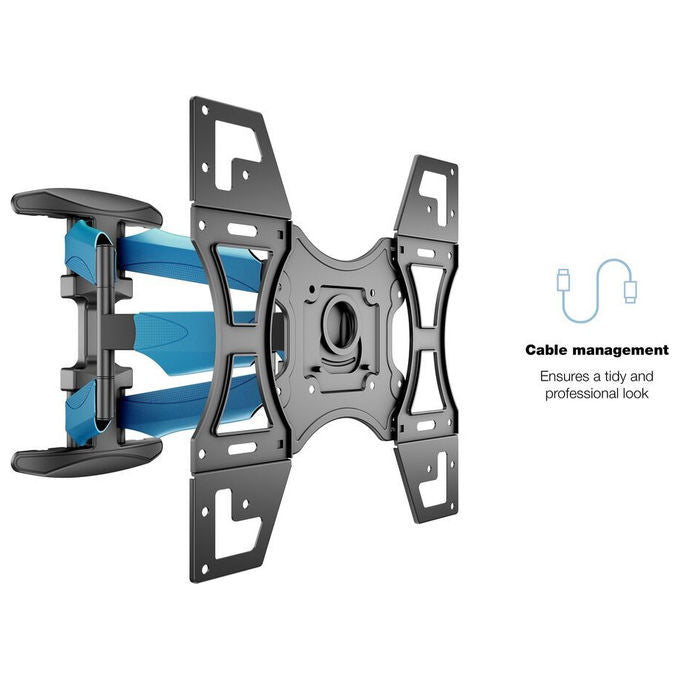 Multibrackets Supporto Tv a Parete 40-70 Pollici, VESA 400x400, Nero