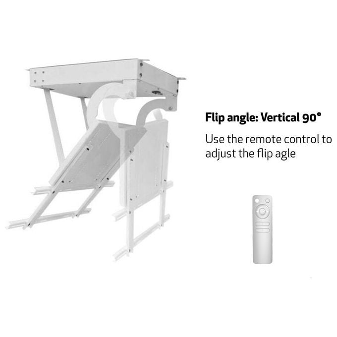 ITB SRL STAFFA MOTORIZZATA DA SOFFITTO colore Bianco