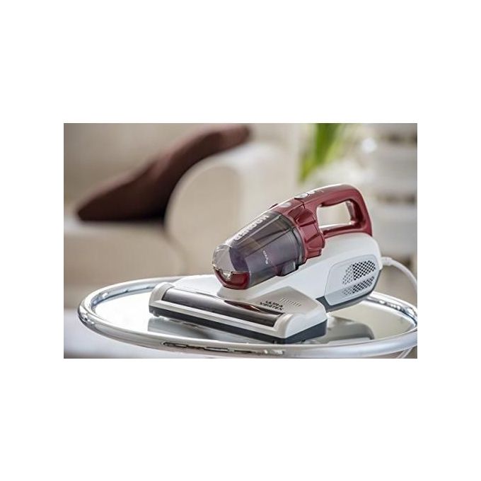 Hoover MBC500UV Aspirapolvere con Filo senza Sacco Capacita' 0,3 Litri Sistema Ciclonico Rosso-Bianco