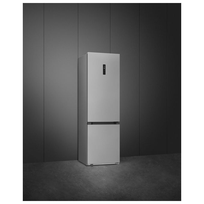 Smeg MBV45XDNMC Frigorifero Combinato 443 L 2010 cm Classe C 35 dB Inox look antimpronta (60x60x85 cm) colore Inox Look