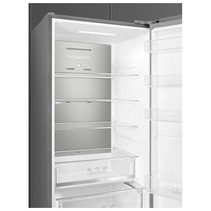 Smeg MBV45XDNMC Frigorifero Combinato 443 L 2010 cm Classe C 35 dB Inox look antimpronta (60x60x85 cm) colore Inox Look