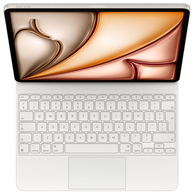 Apple MDFW4Z-A Magic Keyboard per iPad Air 13'' con Trackpad e Smart Connector colore Bianco