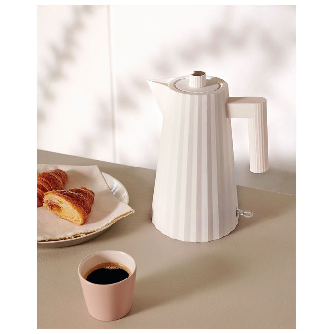 Alessi MDL06B Plissé Bollitore Elettrico 1.7 L 2400 W Filtro anti-calcare Spegnimento automatico Protezione surriscaldamento colore Nero