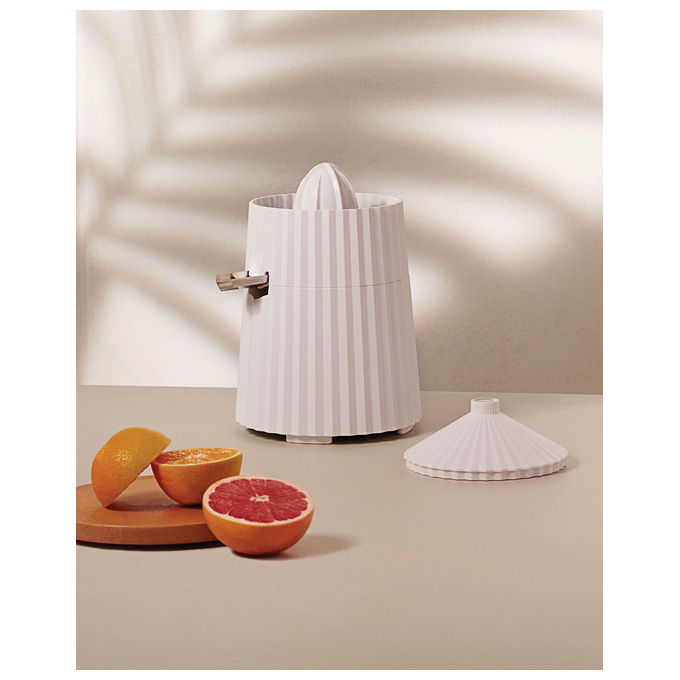 Alessi MDL07W Spremiagrumi Plisse' 80 W in Resina Termoplastica colore Bianco