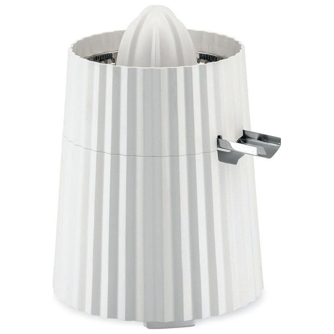 Alessi MDL07B Plisse' Spremiagrumi Elettrico 80 W Accensione Automatica Beccuccio Salvagoccia Acciaio Inox Resina Termoplastica colore Nero