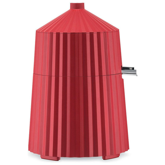 Alessi MDL07B Plisse' Spremiagrumi Elettrico 80 W Accensione Automatica Beccuccio Salvagoccia Acciaio Inox Resina Termoplastica colore Nero