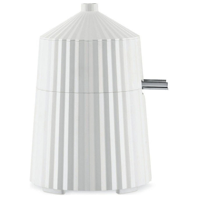 Alessi MDL07B Plisse' Spremiagrumi Elettrico 80 W Accensione Automatica Beccuccio Salvagoccia Acciaio Inox Resina Termoplastica colore Nero