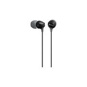 SONY MDR-EX15AP Cuffie intrauricolari leggere con driver da 9 mm e microfono auricolari in silicone jack 3,5mm Nero