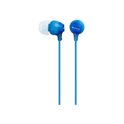 Sony MDR-EX15LP Cuffie Intrauricolari Leggere con Driver da 9 mm e Frequenze 8 Hz-22 kHz Auricolari in Silicone Blu con Jack 3 5mm