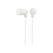 Sony MDR-EX15LP Cuffie Intrauricolari Leggere con Driver 9 mm e Auricolari in Silicone Jack 3,5mm Bianco