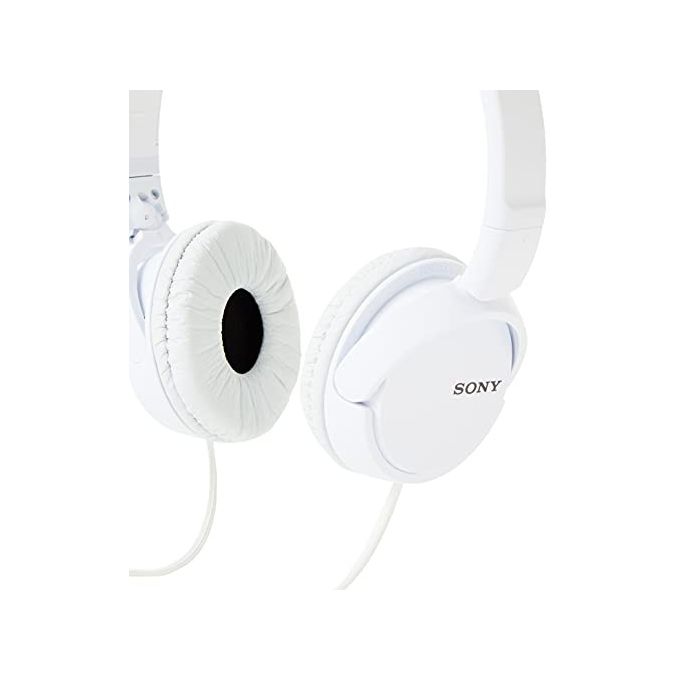 Sony MDR-ZX110 Cuffie on-ear Bianche per un'esperienza audio chiara e bilanciata