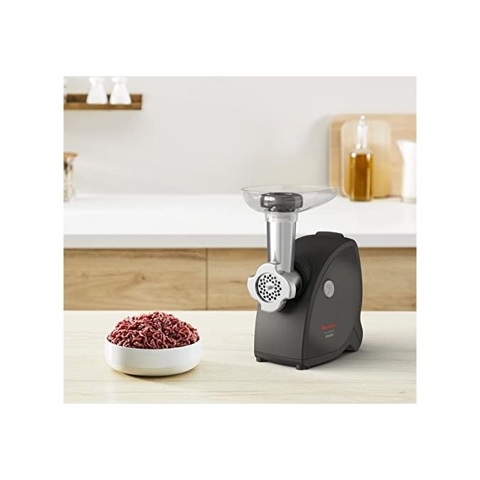 Moulinex ME472832 HV4 Successor Tritacarne 2000 W 2.3 Kg-min Lame Autoaffilanti 3 Accessori colore Nero