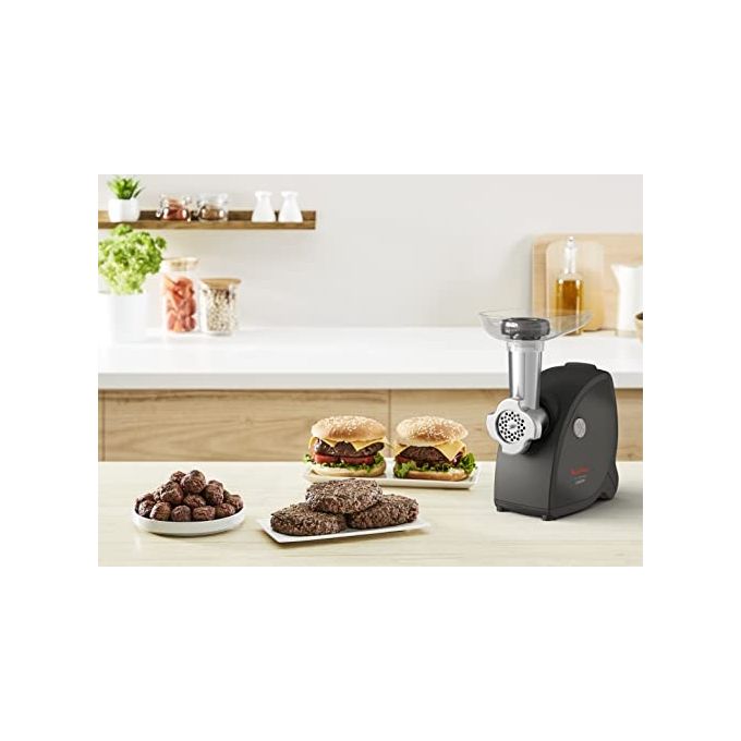 Moulinex ME472832 HV4 Successor Tritacarne 2000 W 2.3 Kg-min Lame Autoaffilanti 3 Accessori colore Nero