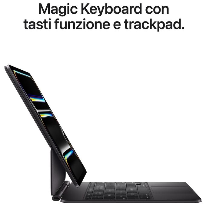 Apple 195950406269 iPad Pro 13'' Wi-Fi Cellular 2TB con vetro nanotexture colore Nero Siderale