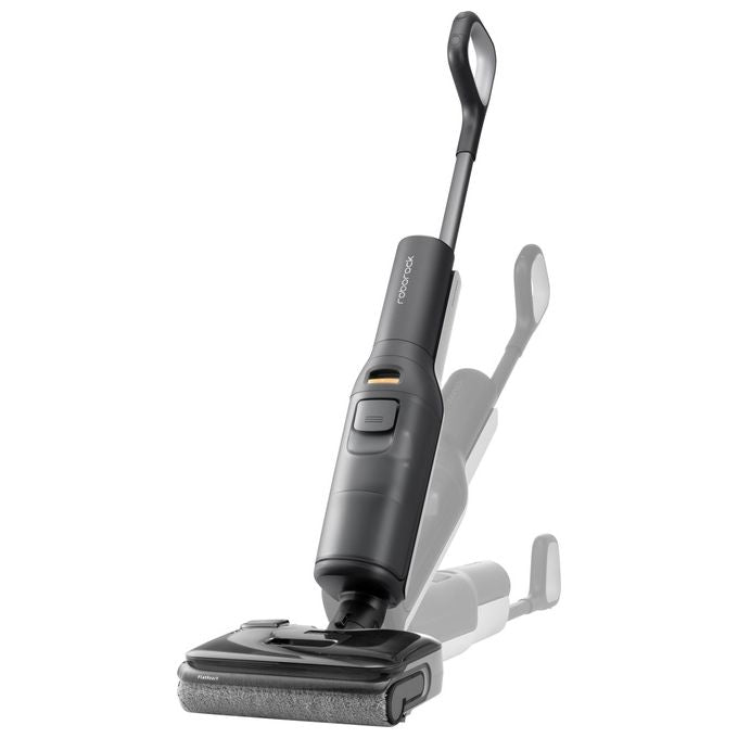 Roborock F25 Mocio Elettrico Batteria 4Ah Aspirapolvere Lavapavimenti Nero e Bianco