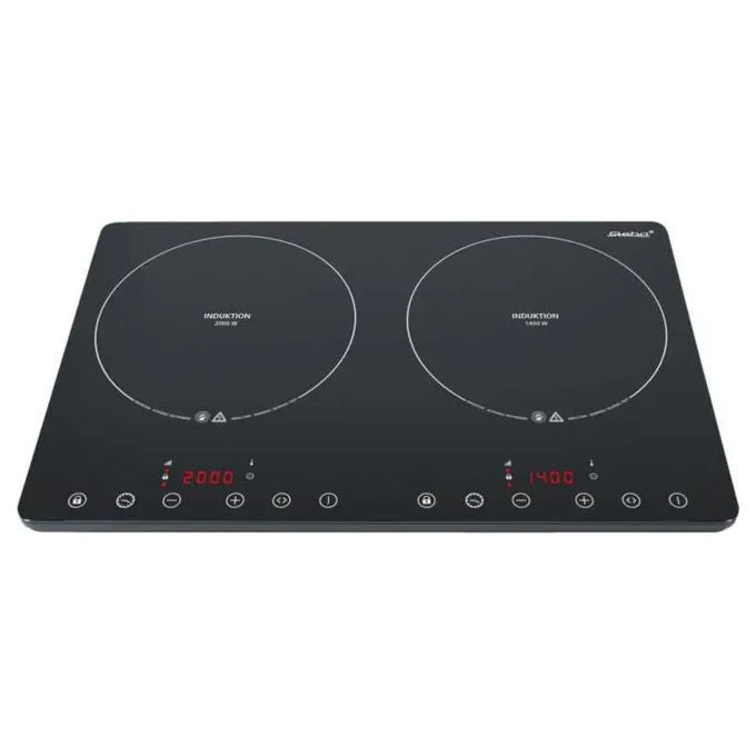 Steba 06.75.00 IK 650 Slim Piano cottura a induzione 60 cm 2 zone ultrapiatto colore Nero
