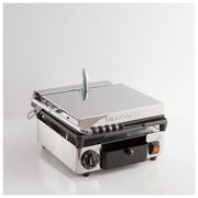 Milantoast 016000TEC Piastra in Ghisa Superficie Rigata 1730 W Temperatura Regolabile 0-300 °C colore Inox
