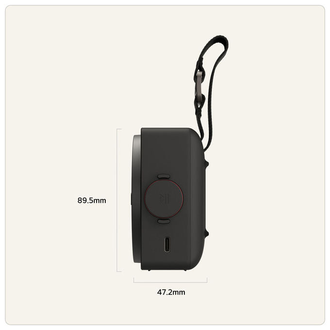 LG MINI.AEUTLBK xboom Mini Speaker Bluetooth Portatile 5 W Autonomia 10 h IP67 USB-C colore Nero