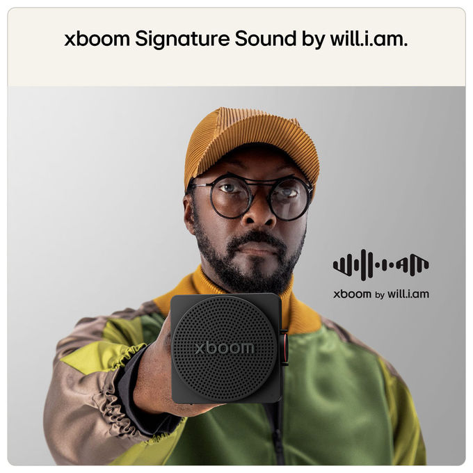 LG MINI.AEUTLBK xboom Mini Speaker Bluetooth Portatile 5 W Autonomia 10 h IP67 USB-C colore Nero