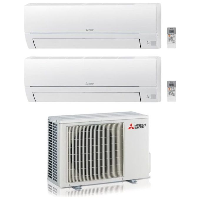 Mitsubishi Smart KIT_ MXZ2HA40VFK Climatizzatore Dual Split 09+12 BTU Classe A++-A+ Wifi R32 Bianco