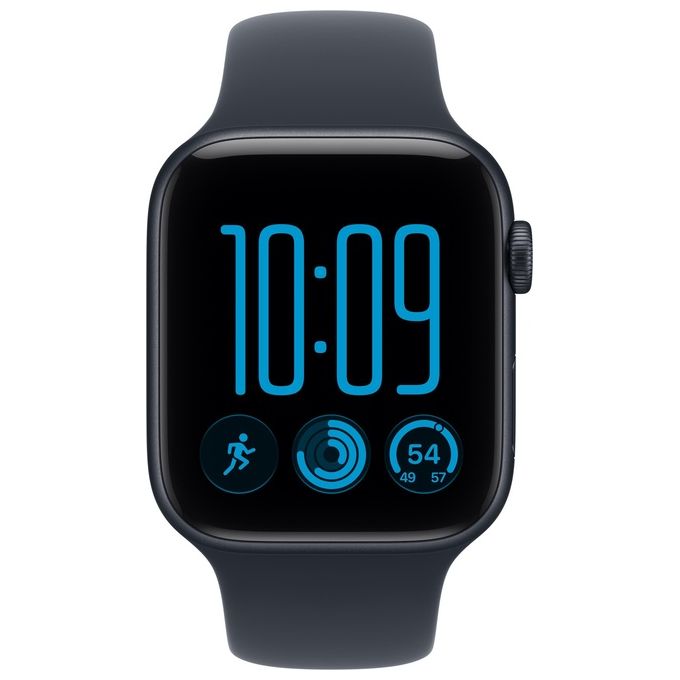 Apple MJL94ZR-A Apple Watch SE 3 GPS Cassa 44 mm in Alluminio con Cinturino Sport M-L colore Blu marino