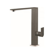 Elleci Flat MKKFLA93 - Miscelatore da cucina Mono Splitcomando, da incasso, Keratek Plus, canna girevole, 25,2 cm, Dove Grey