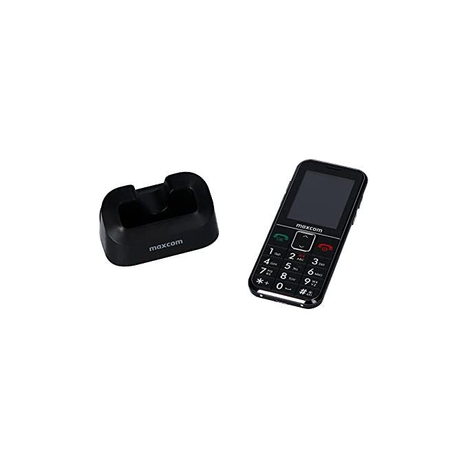 Maxcom MM735 Comfort Telefono Cellulare Senior 2.2'' Tasto SOS Braccialetto SOS Impermeabile Bluetooth 5.0 2G colore Nero