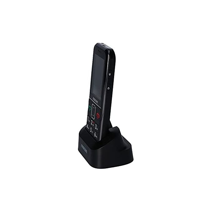 Maxcom MM735 Comfort Telefono Cellulare Senior 2.2'' Tasto SOS Braccialetto SOS Impermeabile Bluetooth 5.0 2G colore Nero