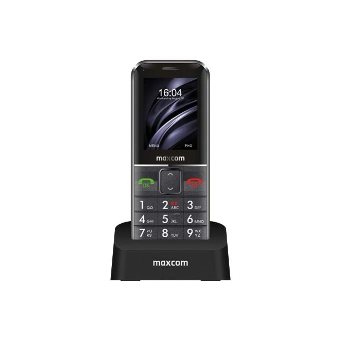 Maxcom MM735 Comfort Telefono Cellulare Senior 2.2'' Tasto SOS Braccialetto SOS Impermeabile Bluetooth 5.0 2G colore Nero