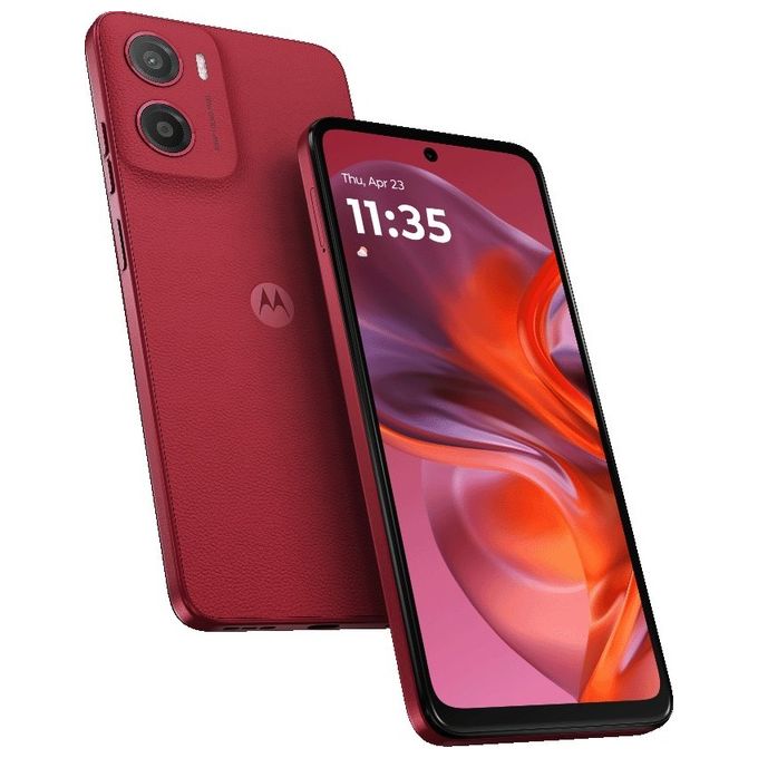 Motorola MOTO G05 Smartphone Dual SIM 6.67'' 4G 4GB 128GB Android 15 Fotocamera 50MP Batteria 5200mAh colore Rosso