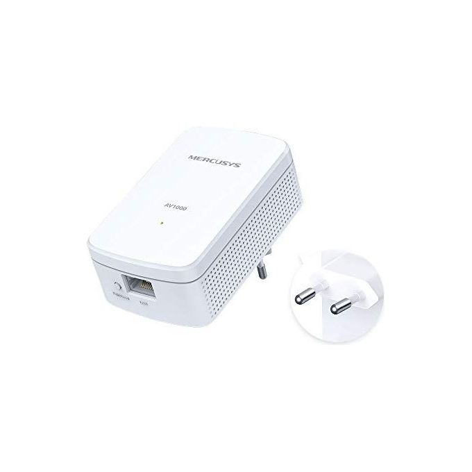 Mercusys MP500 KIT Adattatore PowerLine AV2 1000 Mbit-s Gigabit Ethernet 300 m colore Bianco