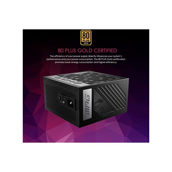MSI MPG A1000G PCIE5 Alimentatore PC ATX 1000W 80 PLUS Gold Fully Modular PCIe 5.0 ATX 3.0 colore Nero
