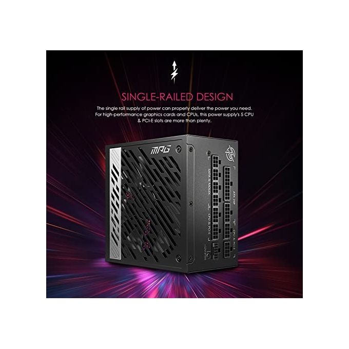 MSI MPG A1000G PCIE5 Alimentatore PC ATX 1000W 80 PLUS Gold Fully Modular PCIe 5.0 ATX 3.0 colore Nero